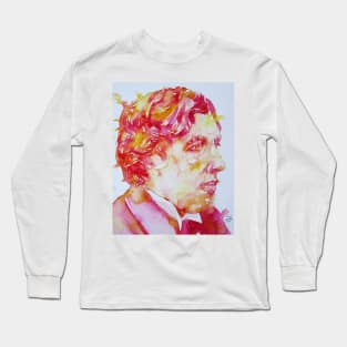 OSCAR WILDE - watercolor portrait.1 Long Sleeve T-Shirt